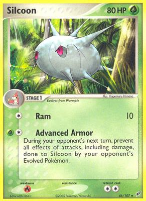 Silcoon card from EX Deoxys