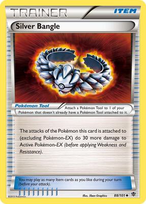 Silver Bangle card from Plasma Blast