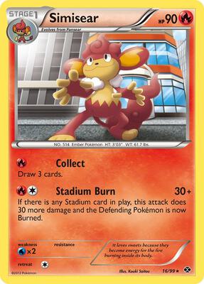 Simisear card from Next Destinies