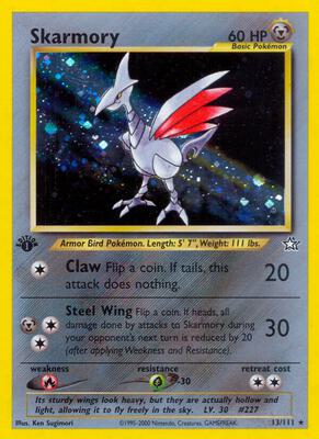 Skarmory card from Neo Genesis