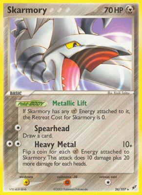 Skarmory card from EX Deoxys
