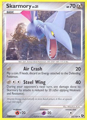 Skarmory card from Great Encounters