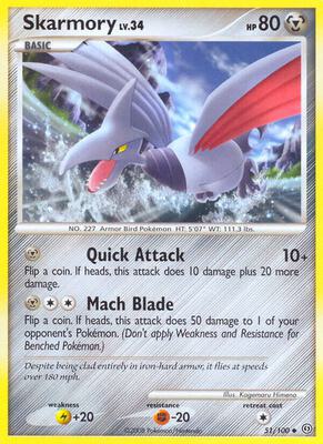 Skarmory card from Stormfront