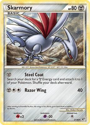 Skarmory card from Undaunted