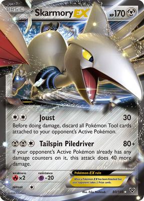 Skarmory EX card from XY Base Set