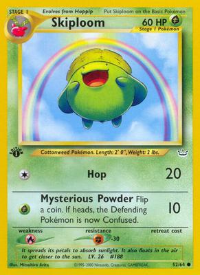 Skiploom card from Neo Revelation