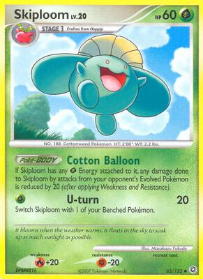 Skiploom card from Secret Wonders