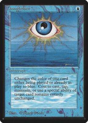 Thoughtlace card from Beta Edition