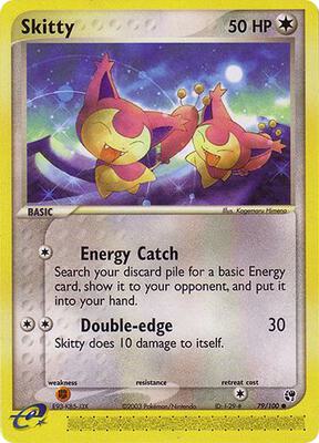 Skitty card from EX Sandstorm