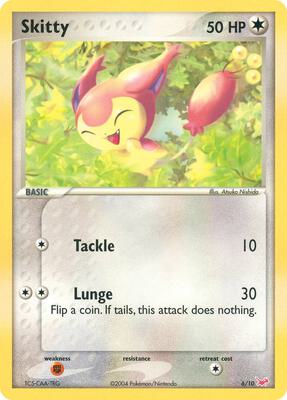 Skitty card from EX Trainer Kit 1: Latias & Latios