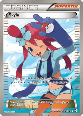 Skyla (149 Full Art) card from Boundaries Crossed