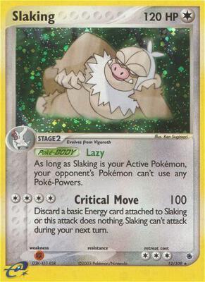 Slaking card from EX Ruby and Sapphire