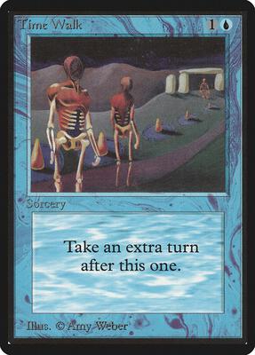 Time Walk card from Beta Edition