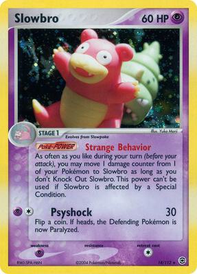 Slowbro card from EX FireRed & LeafGreen