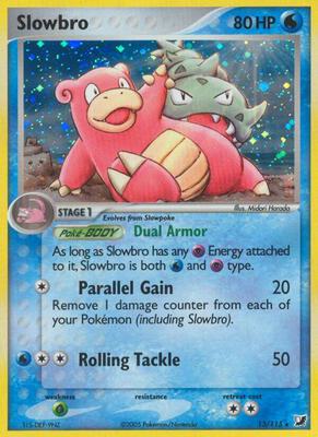 Slowbro card from EX Unseen Forces
