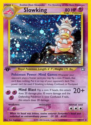 Slowking card from Neo Genesis