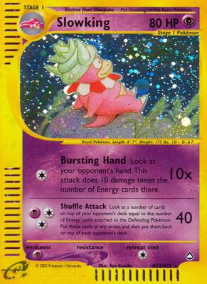 Slowking (H22) card from Aquapolis