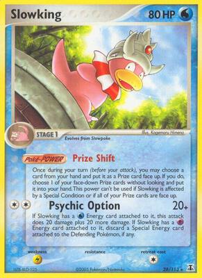 Slowking card from EX Delta Species