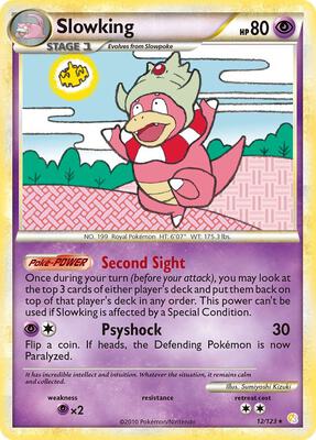 Slowking card from HeartGold SoulSilver