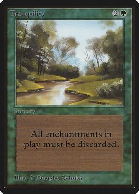 Tranquility card from Beta Edition