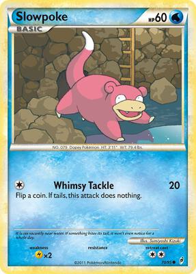 Slowpoke card from Call of Legends