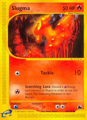 Slugma (98) card from Skyridge