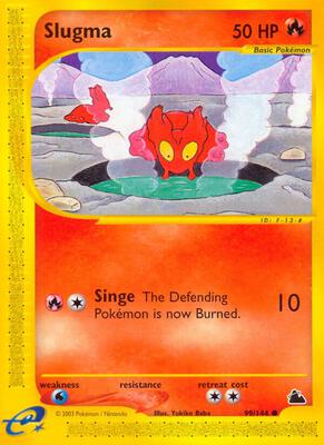 Slugma (99) card from Skyridge