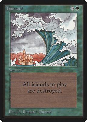 Tsunami card from Beta Edition