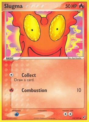 Slugma - 074/107 card from EX Deoxys
