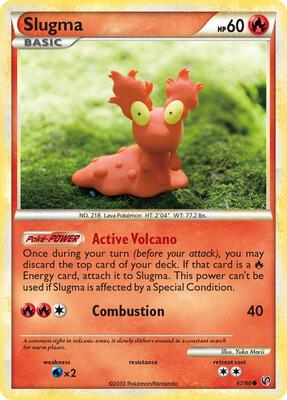 Slugma card from Undaunted
