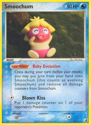 Smoochum card from EX Unseen Forces
