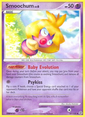 Smoochum card from Secret Wonders