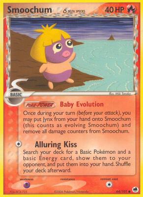 Smoochum (Delta Species) card from EX Dragon Frontiers
