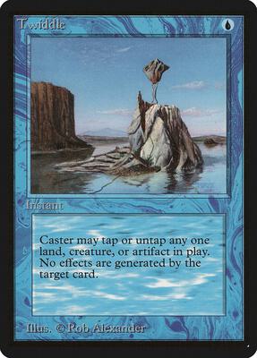 Twiddle card from Beta Edition