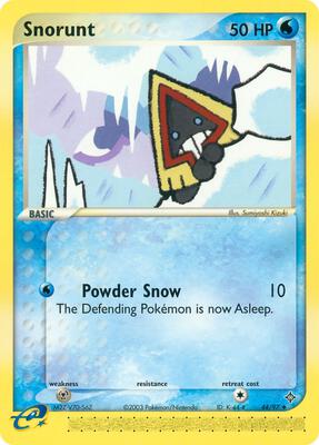 Snorunt card from EX Dragon