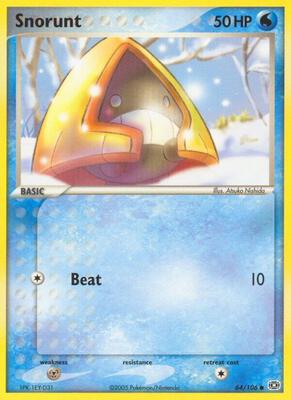 Snorunt card from EX Emerald