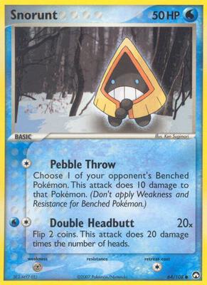 Snorunt card from EX Power Keepers