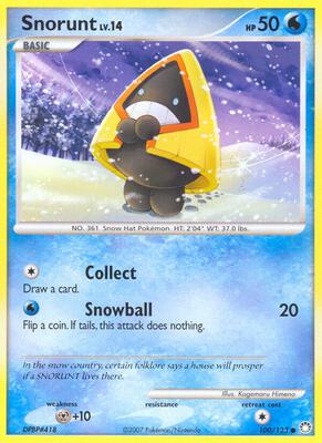 Snorunt card from Mysterious Treasures