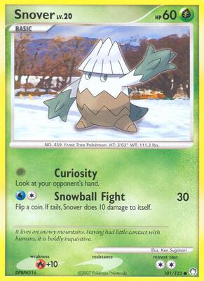 Snover card from Mysterious Treasures