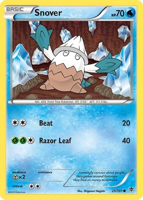 Snover card from Plasma Blast