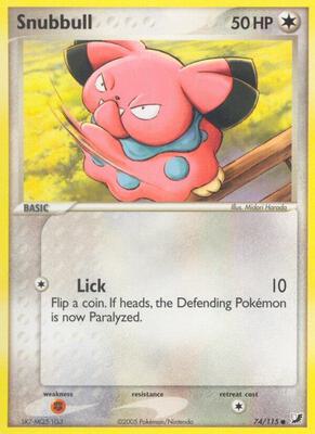 Snubbull card from EX Unseen Forces