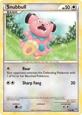 Snubbull card from Call of Legends