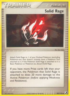 Solid Rage card from EX Unseen Forces