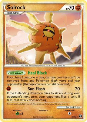 Solrock card from Triumphant