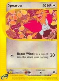 Spearow card from Expedition