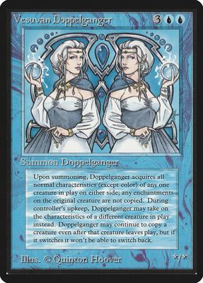 Vesuvan Doppelganger card from Beta Edition