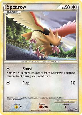 Spearow card from Unleashed