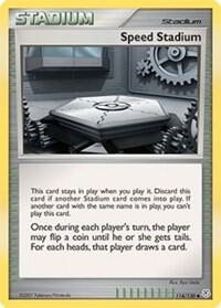 Speed Stadium card from Diamond and Pearl