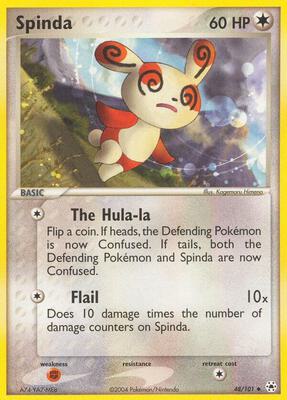 Spinda card from EX Hidden Legends