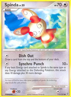 Spinda card from Secret Wonders